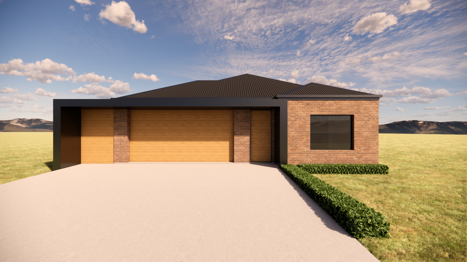 Rendering of Hinton’s 235 square metre, four-bedroom home