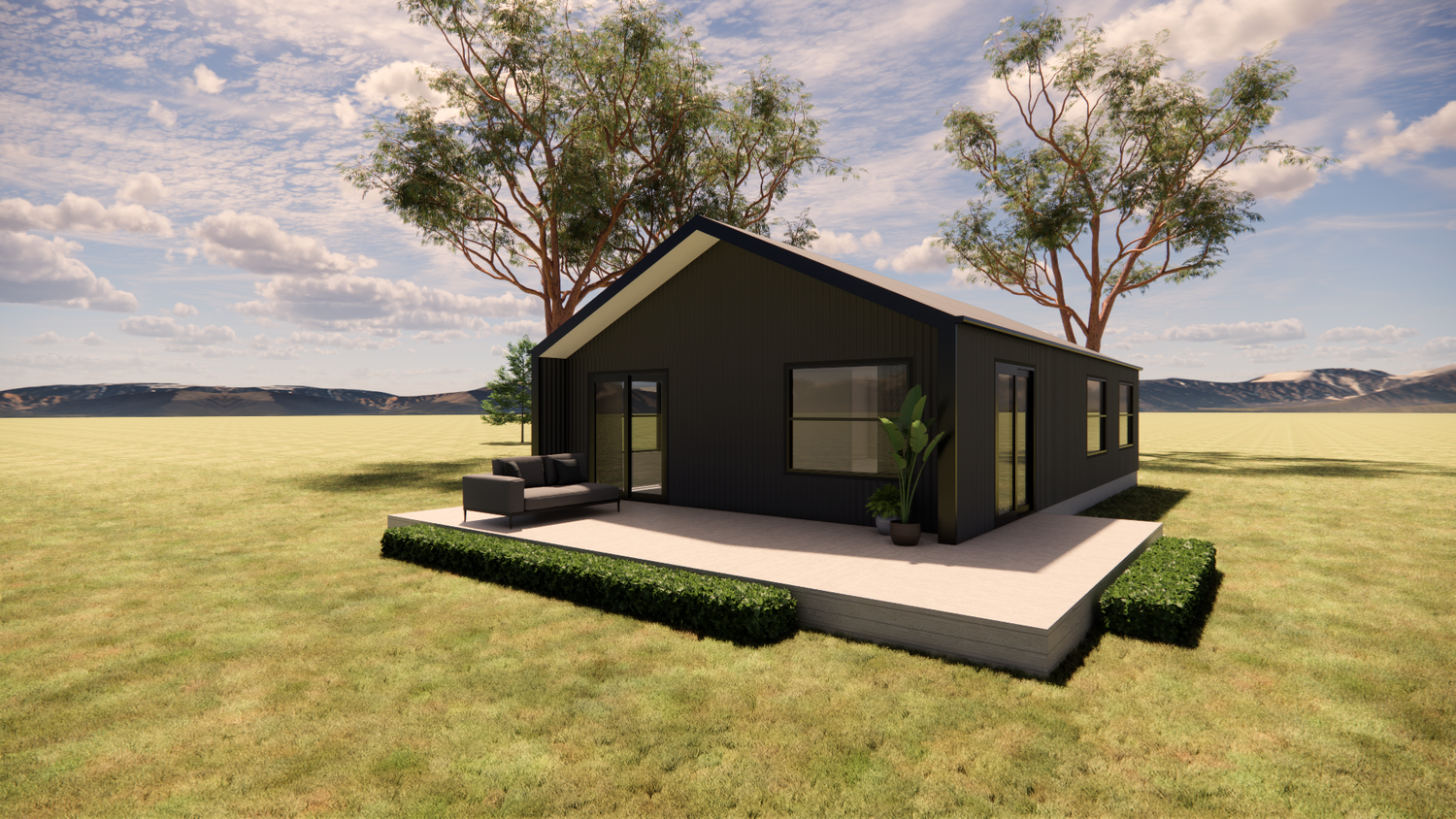 Rendering of Hinton’s 90 square metre, three-bedroom home